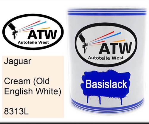 Jaguar, Cream (Old English White), 8313L: 1L Lackdose, von ATW Autoteile West.